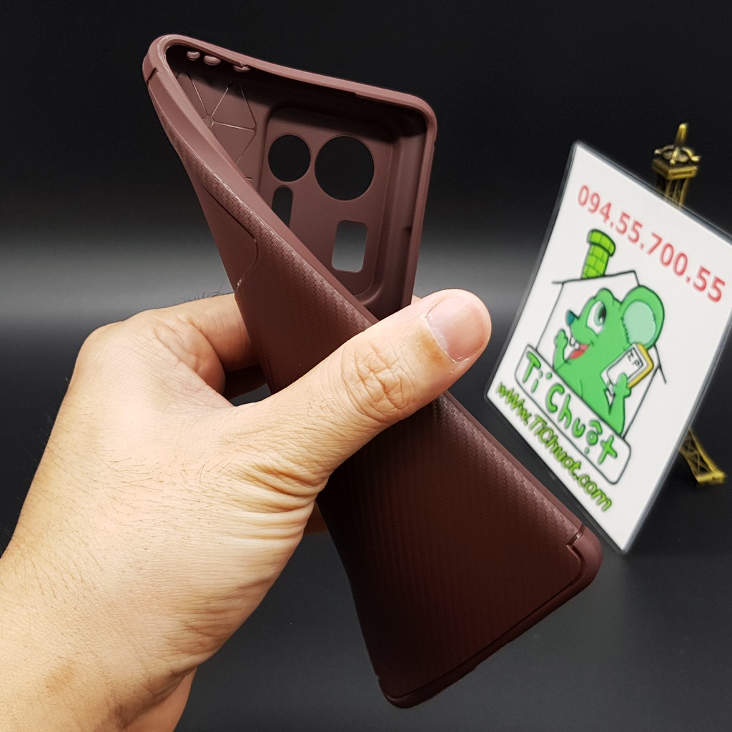 Ốp Lưng Xiaomi Mi MIX 4 AutoFocus Vân 3D Carbon Chống Sốc
