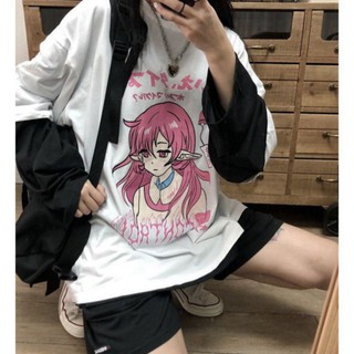 Áo thun tay lỡ Unisex, áo phông form rộng ANIME M442 KL SHOP HP SHOP THUYLIENSHOP