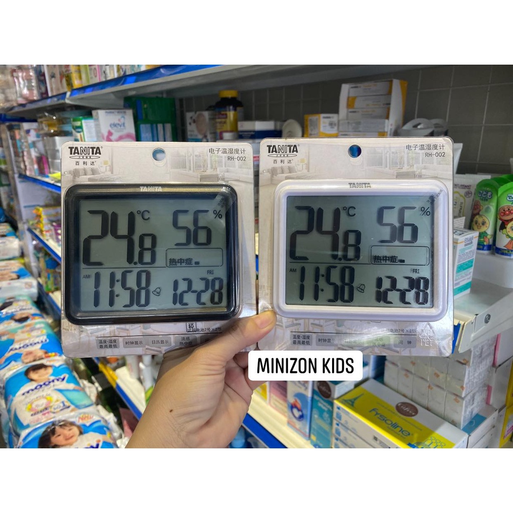 Đồng hồ Đo nhiệt độ / Nhiệt kế phòng và độ ẩm Tanita RH-002