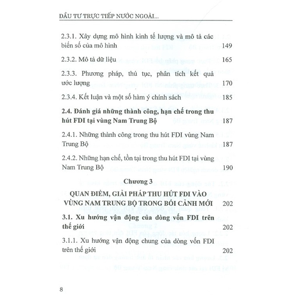 Sách - Đầu Tư Trực Tiếp Nước Ngoài Tại Vùng Nam Trung Bộ Những Nhân Tố Và Sự Phân Bổ Không Gian (Sách Chuyên Khảo)