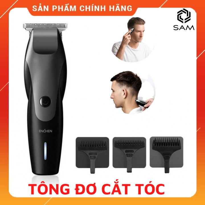 Tông đơ cắt tóc Xiaomi Enchen Humming Bird - Nhỏ gọn, êm ái, sử dụng 3 đầu lưỡi khác nhau