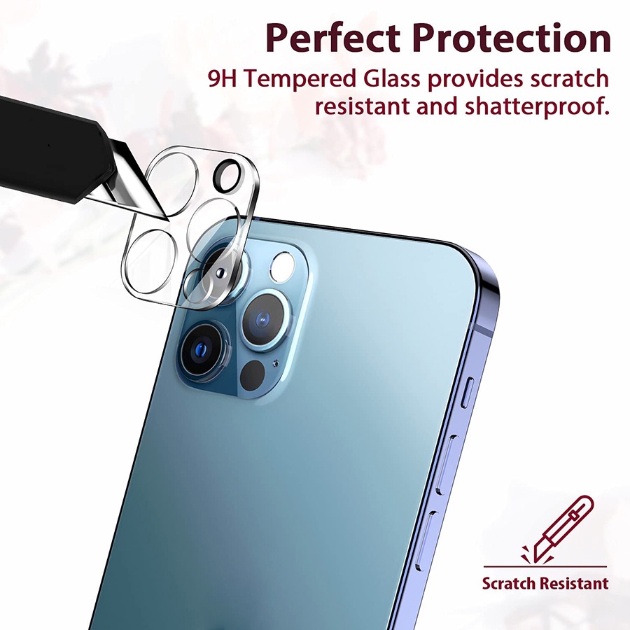3 miếng Kính cường lực iphone bảo vệ Camera iPhone 13 Pro Max 13 Mini 11 12 Pro Max 13Pro