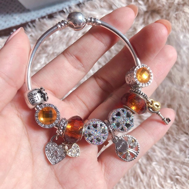 Vòng charm xi bạc 925