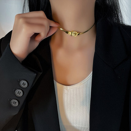 Mới Vòng cổ Mạ Vàng 18k Sang Trọng Thời Trang Cho Nữ