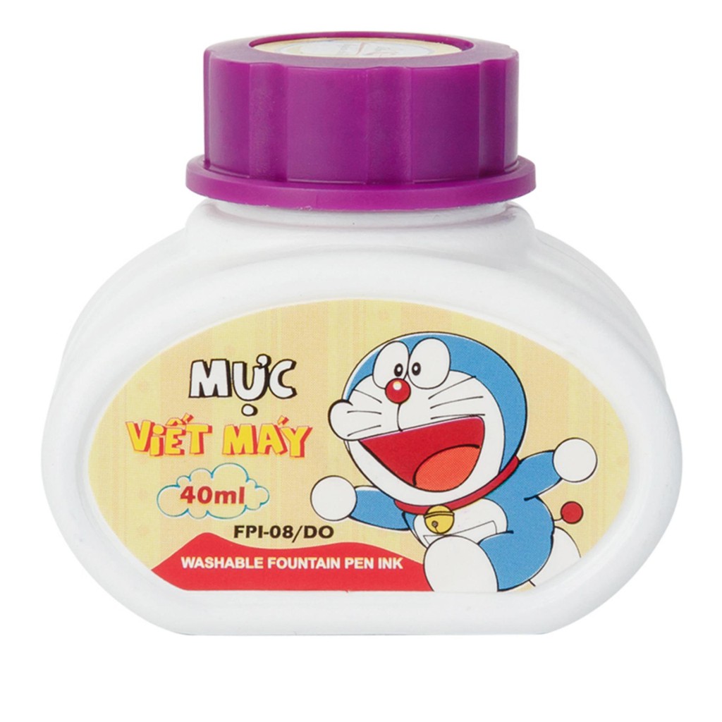Mực bút máy Doraemon màu tím