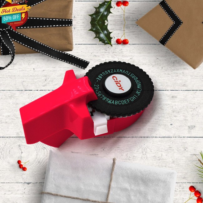 【✨Available✨】Máy dập bấm chữ C101 viết hoa kèm phụ kiện cuộn băng