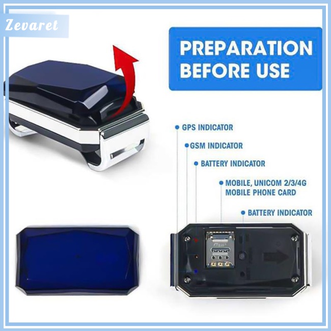 Thiết Bị Định Vị Gps Thông Minh Zevaret G12 Chống Thấm Nước Cho Thú Cưng