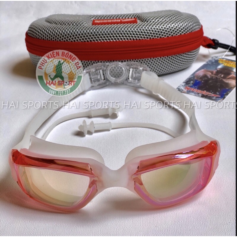 Kính bơi tráng gương Spee.do S86 Chống tia UV, chống nước tốt có bịt tai liền kính + Hộp đựng xịn