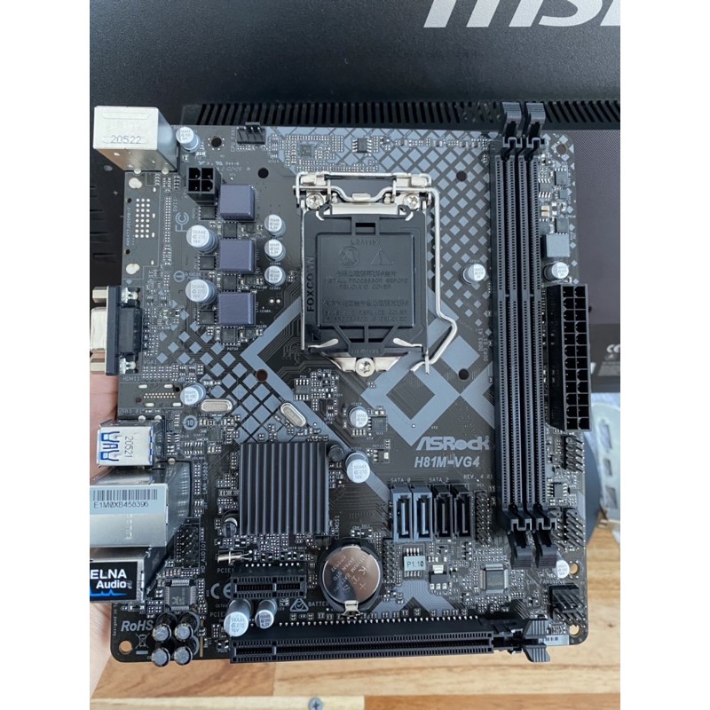H81-VG4 ASROCK siêu nhỏ làm case mini pc | BigBuy360 - bigbuy360.vn