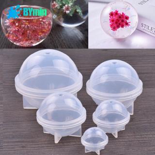 Khuôn silicon hình quả cầu làm phụ kiện trang sức DIY tiện lợi