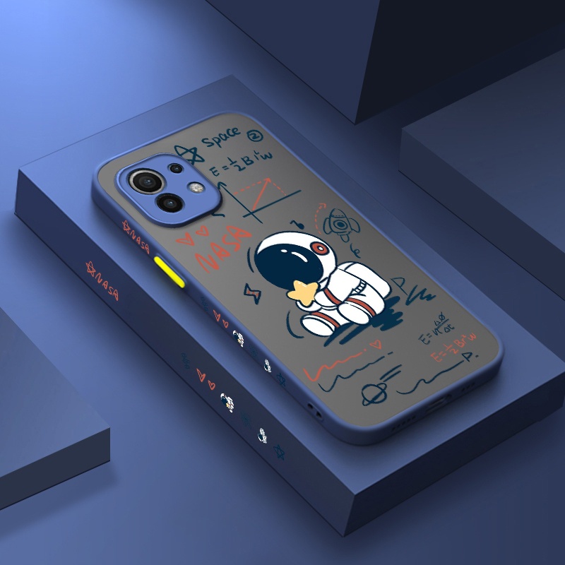 Ốp Điện Thoại Silicon Cứng Trong Suốt In Logo Nasa Cho Xiaomi 11 Lite 5G Ne 11 Pro Ultra