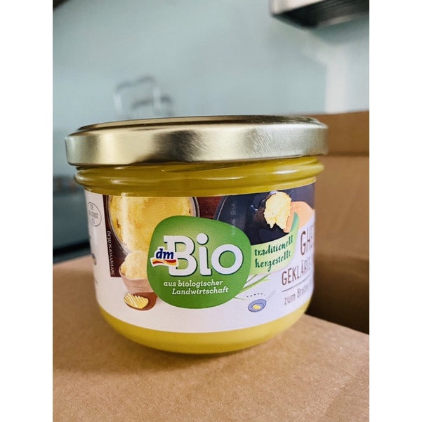 (Date 07/2024) Bơ ghee hữu cơ Ener Bio / DM Bio Đức