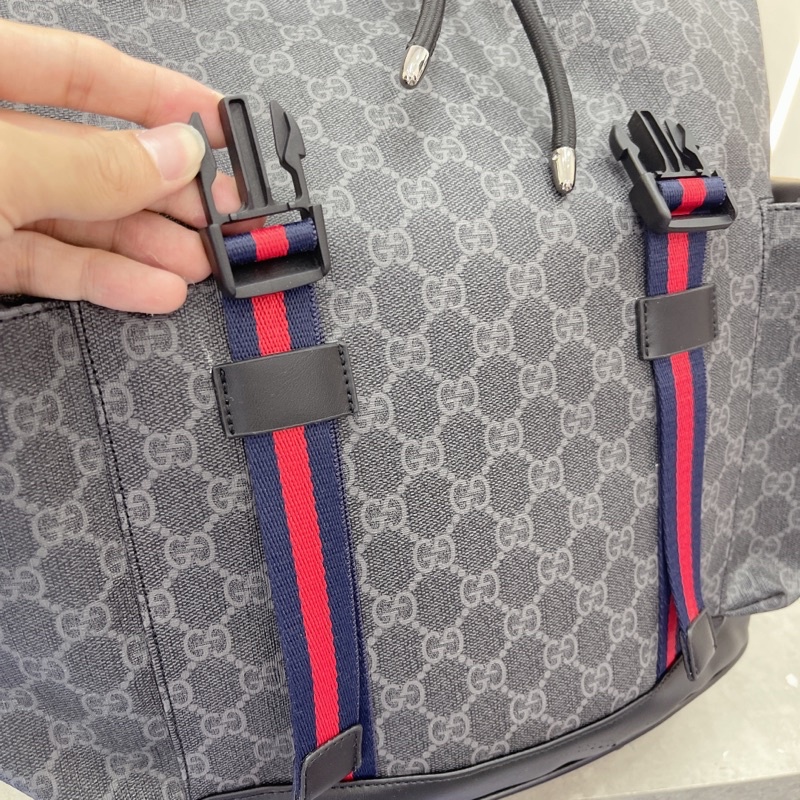 ⚡️[Mirror Quality] - Balo Gu*cci Canvas GG Black Backpack, Ba lô GC