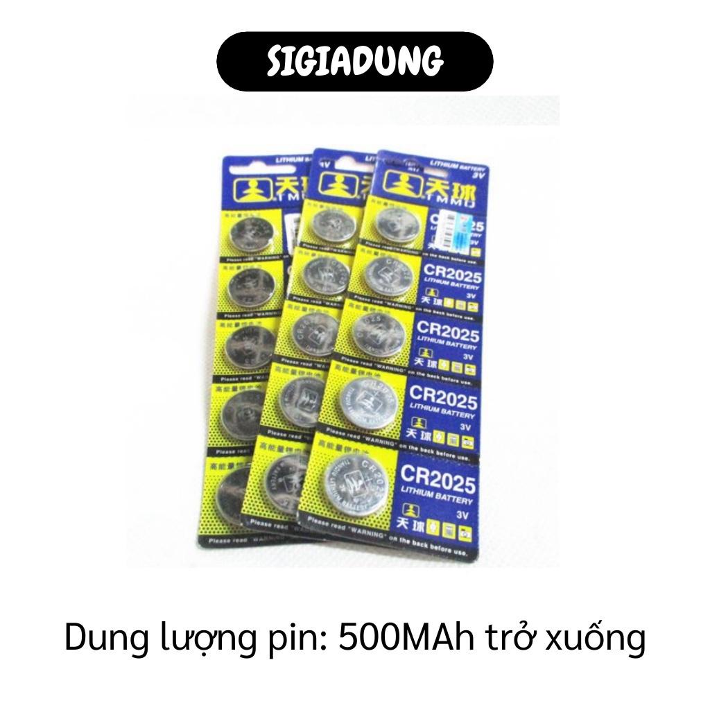 [SGD] Pin - Vỉ 5 Viên Pin CR2032 Lithium 3V Có Thể Dùng Cho Nhiều Thiết Bị Đồ Chơi 5865