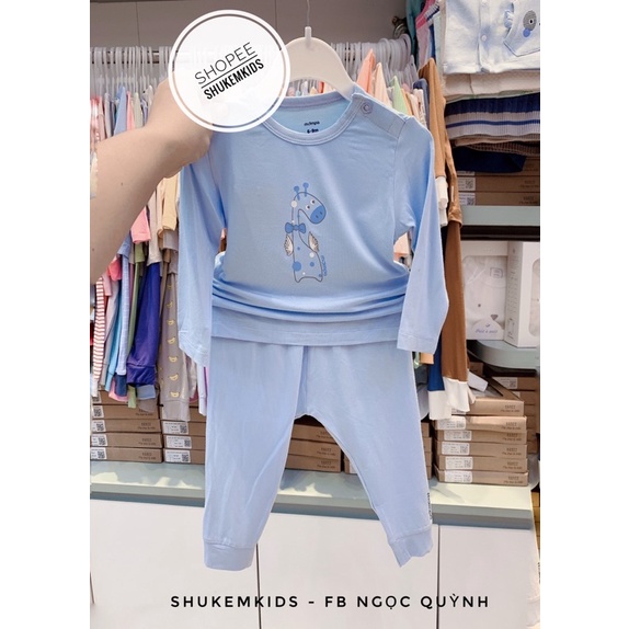 Bộ sợi tre mompa siêu mềm màu pastel cho bé trai gái