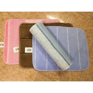Set 2 thảm trải sàn beige 35 x 45 cm