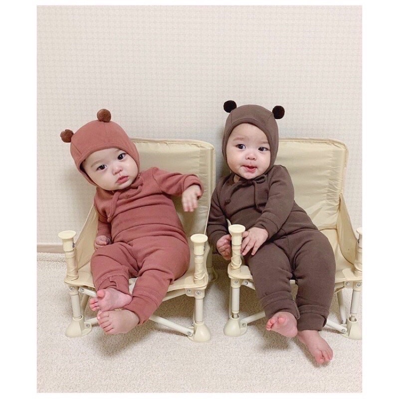 Mũ cục bông cho bé 0-12m Min Bé Bé