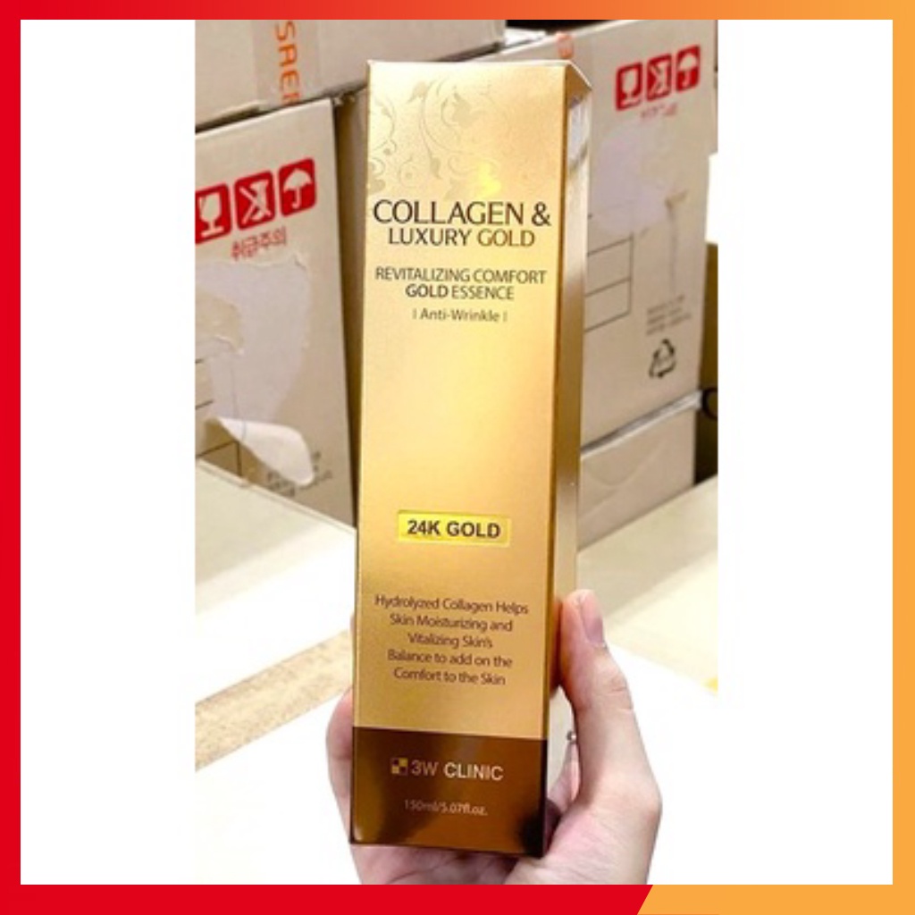 Serum Collagen & Luxury 24k Gold Cao Cấp 3W CLINIC
