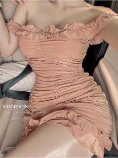 Đầm body nhúm