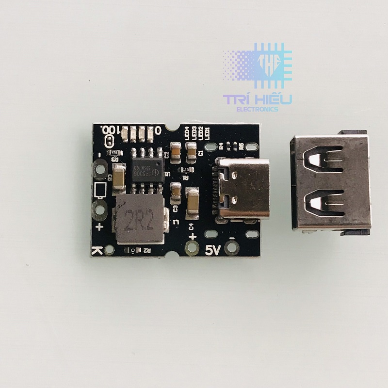 Mạch 4 trong 1 hỗ trợ type C sạc pin, báo pin, tăng áp 5V 2A và bảo vệ pin