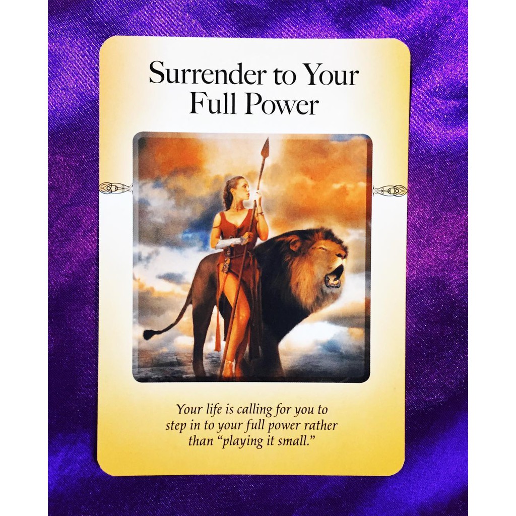 Bộ Bài Power of Surrender Cards (Mystic House Tarot Shop) - Bài Gốc Authentic Chính Hãng 100%