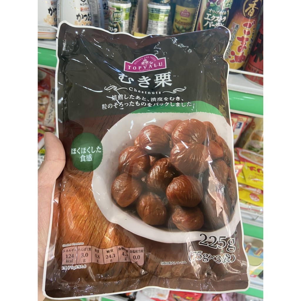 Hạt dẻ hấp Topvalu 225g