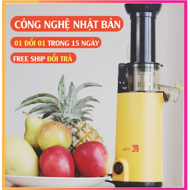 Máy ép chậm mini KATSU Chính Hãng - Bảo Hành 12 Tháng