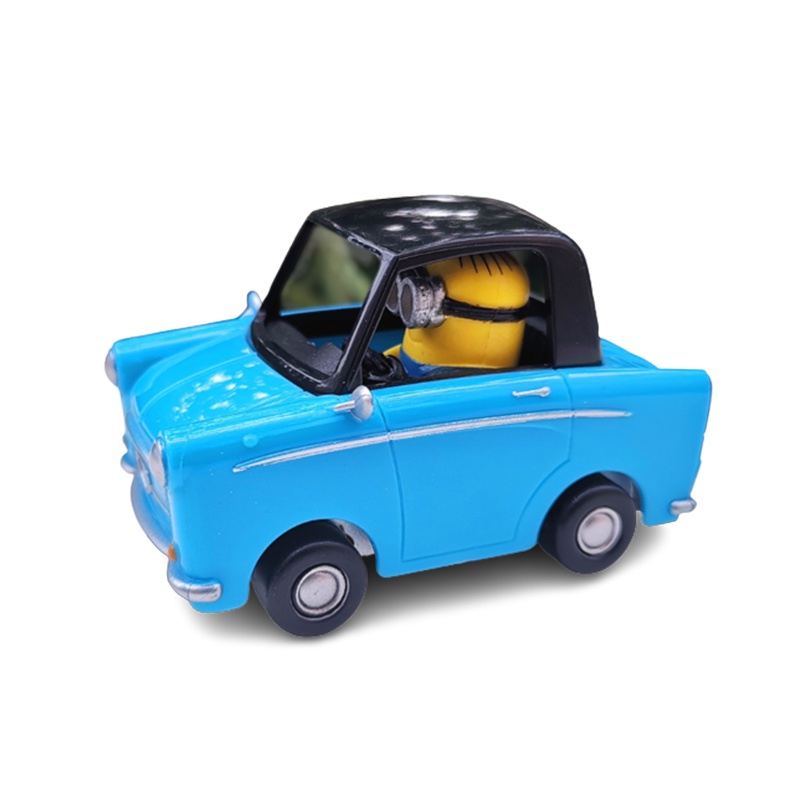 Model  Despicable Me Minions Vehicle Alloy Car Volkswagen Bus Motorcycle Model Gifts