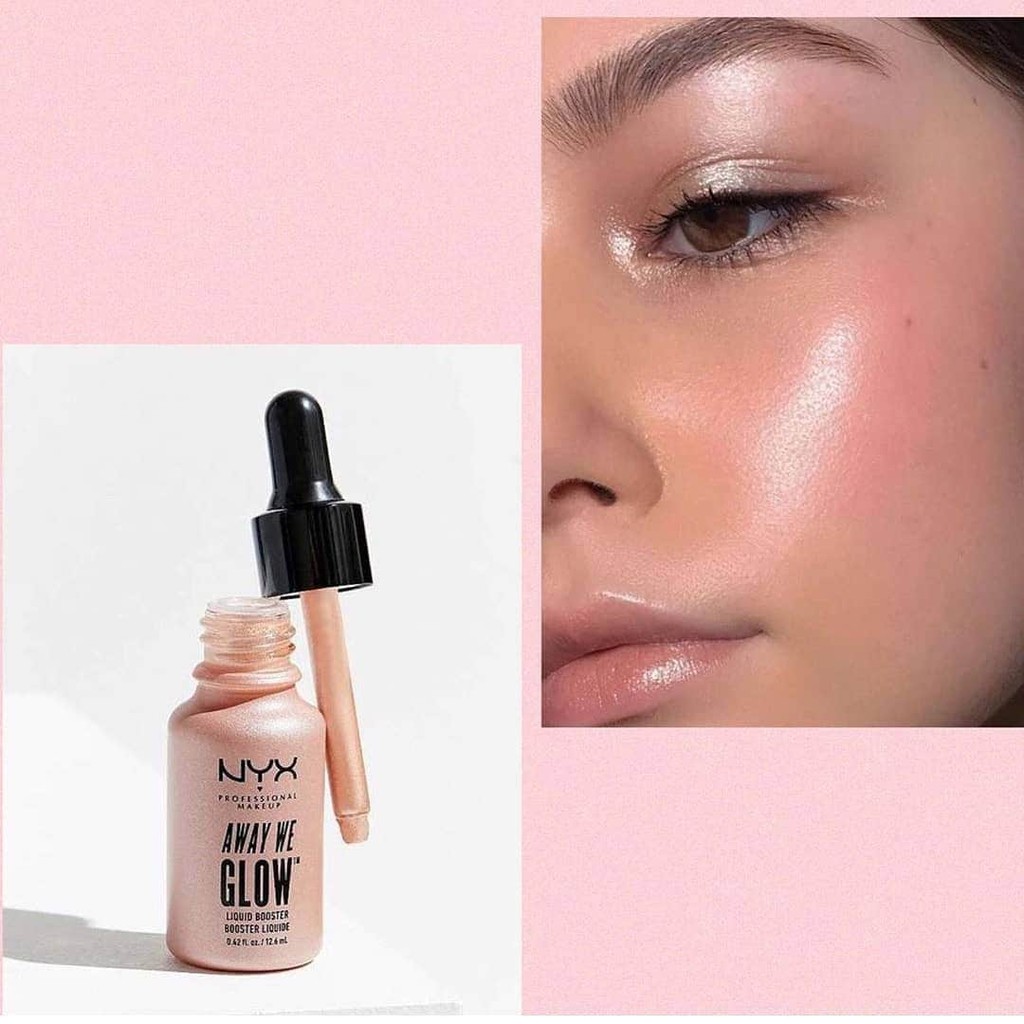 NYX - Bắt Sáng Dạng Serum NYX Away We Glow Liquid Booster 12,6ml