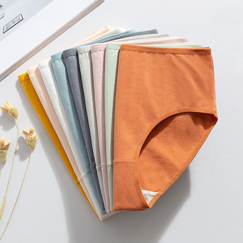 Quần Lót Cotton Không Đường May Màu Trơn 9 Màu Tuỳ Chọn Cho Nữ | BigBuy360 - bigbuy360.vn