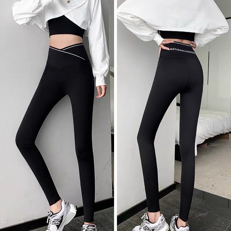 Quần Legging Cạp Chéo