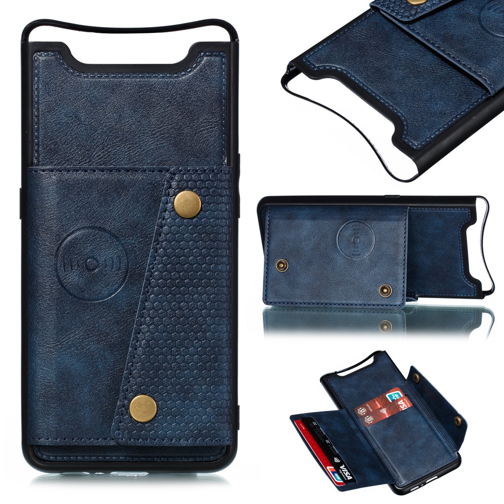 Ốp điện thoại cứng bọc da thời trang dành cho Samsung A80/A90 | BigBuy360 - bigbuy360.vn