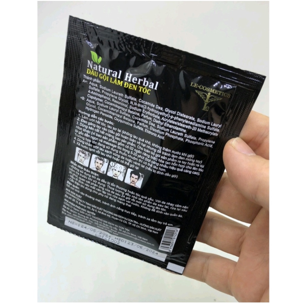 Dầu gội thảo dược NATURAL HERBAL  -  30ml