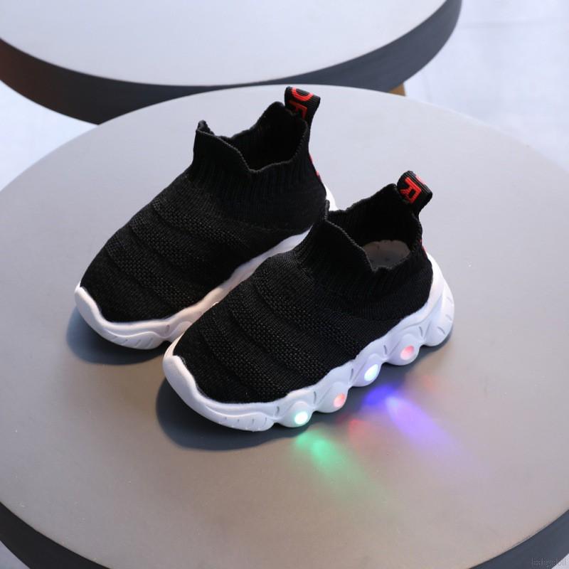 Children's LED Light Socks Shoes Child Girl Boy Breathable Light Soles Fashion Casual Shoes