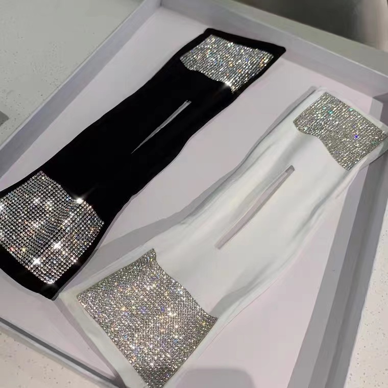 Băng Đô Cài Tóc Màu Trắng Đen Phong Cách Mới 2022 Cho Bé Gái