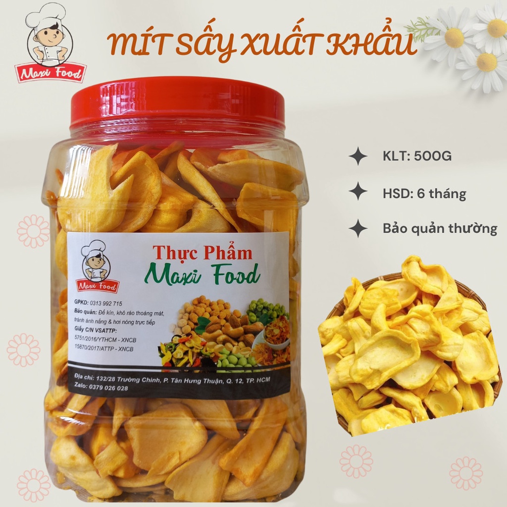 500gram Mít Sấy Hàng XUẤT KHẨU - TeleFood | Maxifood