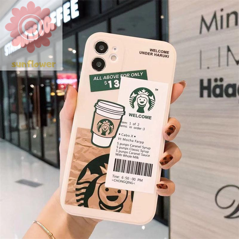 Ốp Điện Thoại Tpu Mềm In Hình Starbuck Cho Iphone 12 11 8 7 6 6s Plus X Xr Xs Max Se