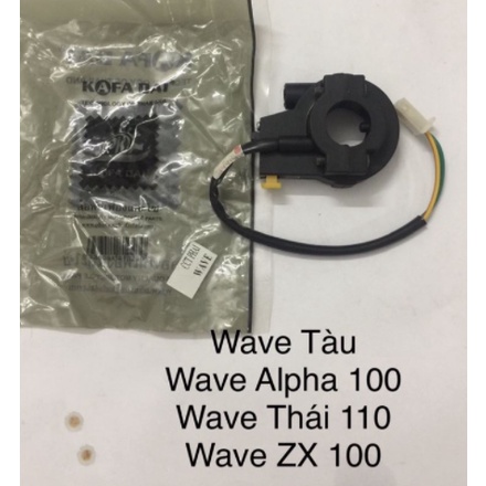 Cụm Công Tắc - Cụm Tay Phanh - Cụm Nút Đề Daithai Xe Wave Tàu, Wave Alpha 100, Wave Thái 110, Wave ZX