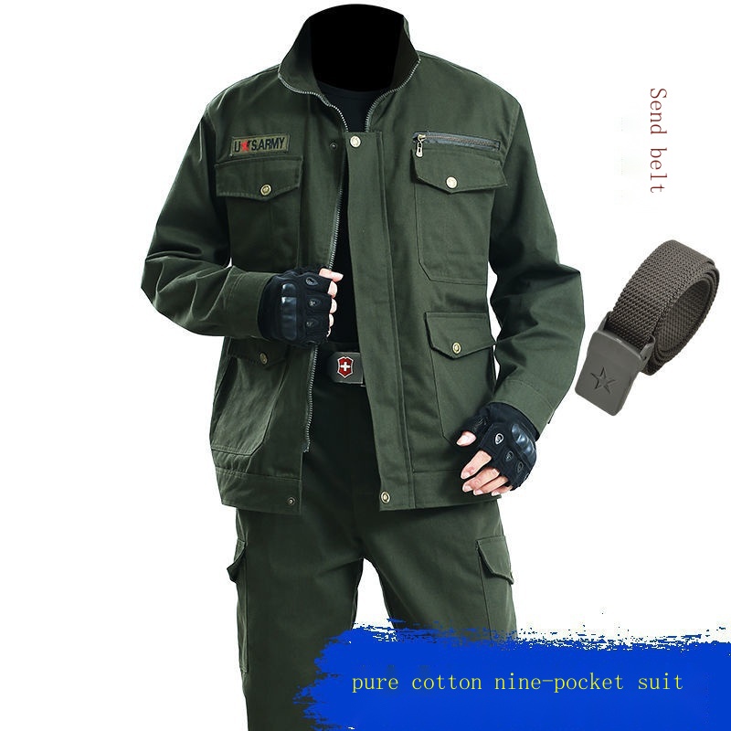 Bộ Trang Phục Xây Dựng Bằng cotton Tinh Khiết Chống Bỏng Chống Ăn Mòn Cho Nam