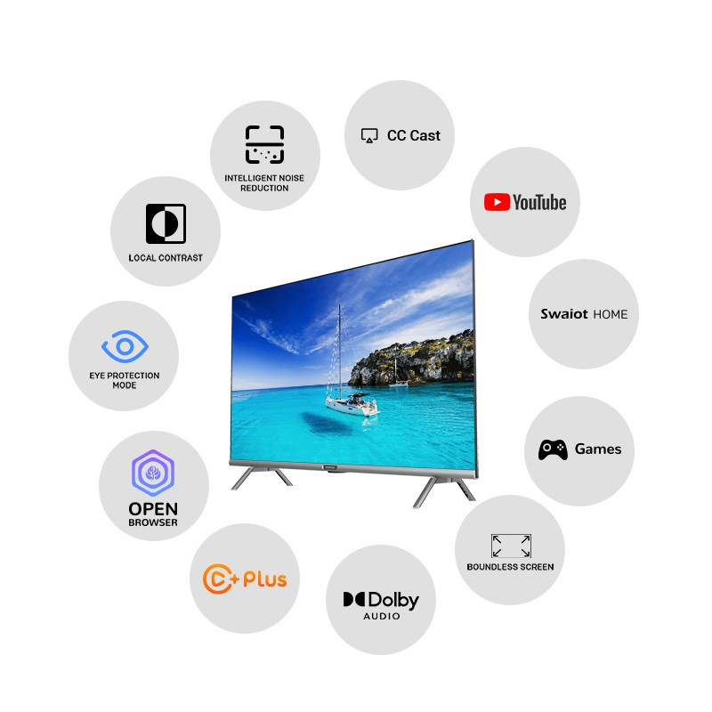 ❧✜[Mã ELCOONOV giảm 5% đơn 3TR] Smart TV HD Coocaa 32 Inch Wifi - Model 32S3U Miễn phí lắp đặt