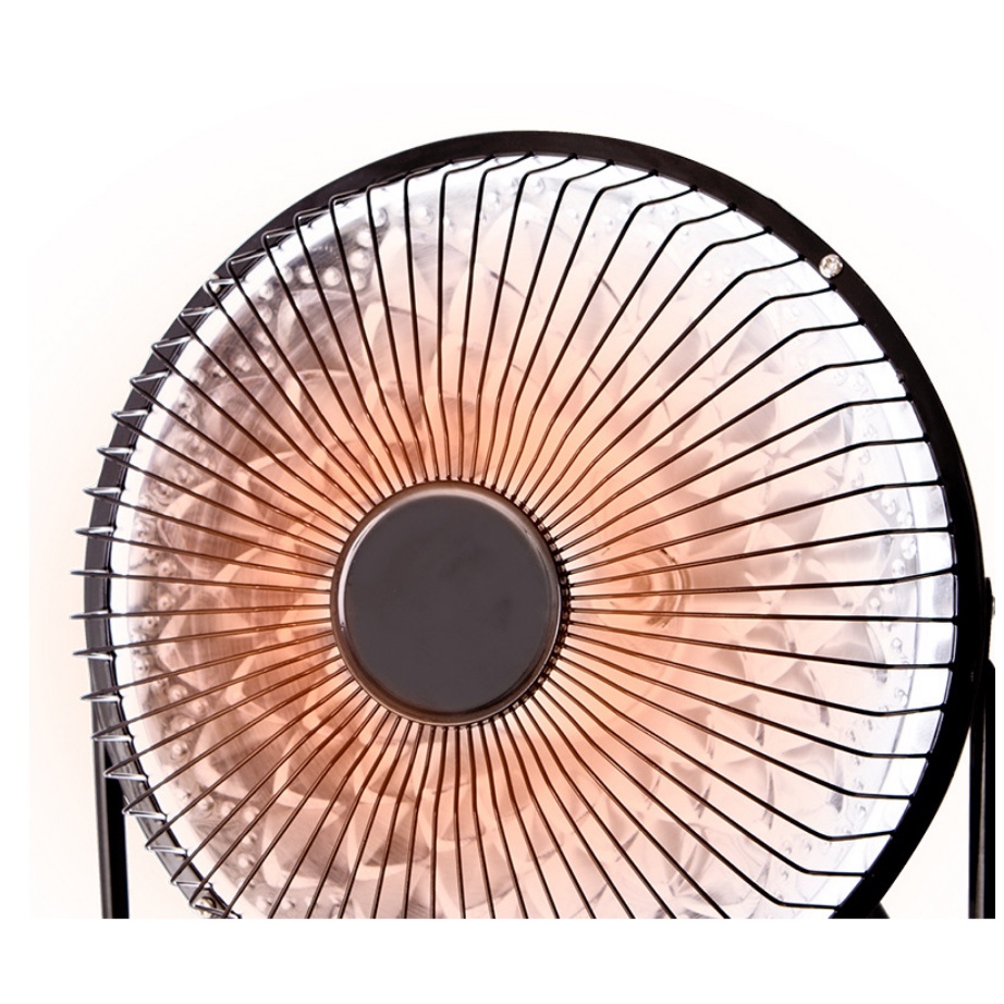 Quạt sưởi ấm mini để bàn, quạt sưởi ấm mùa đông mini nhỏ gọn, đường kính 19cm, công suất 300W, tản nhiệt đều, ấm áp