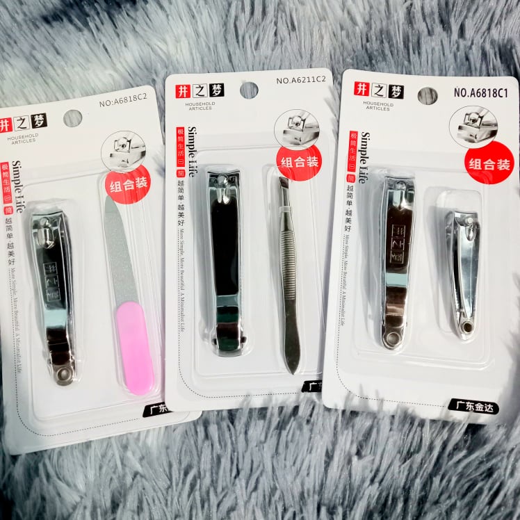 Set cắt móng tay kèm dũa,nhíp,cắt móng tiện lợi bằng thép không gỉ
