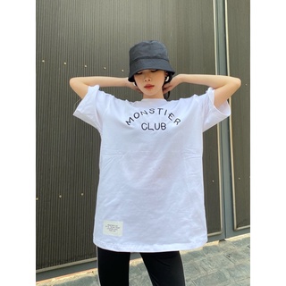 Áo thun Monstier Club  - White Premium Basic Tee - Trắng