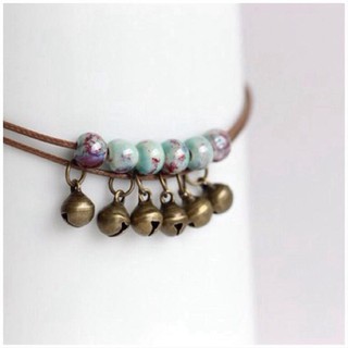 Lắc Chân Gốm Có Chuông Cho Nữ