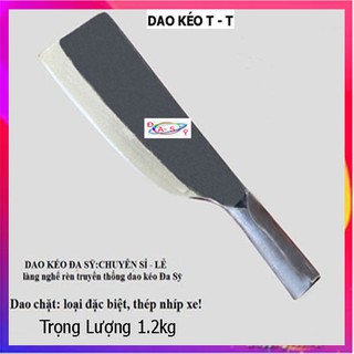 Dao phay chặt xương Bò Thép nhíp xe đặc biệt Trọng lượng 1.2kg