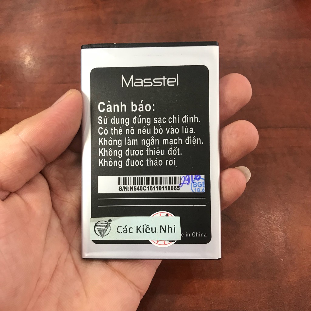 Pin Masstel N668 zin hãng