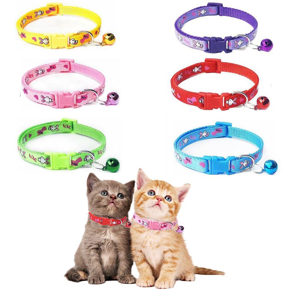 Vòng Cổ Polyester Có Khóa In Họa Tiết Hoạt Hình Có Thể Điều Chỉnh Cho Thú Cưng