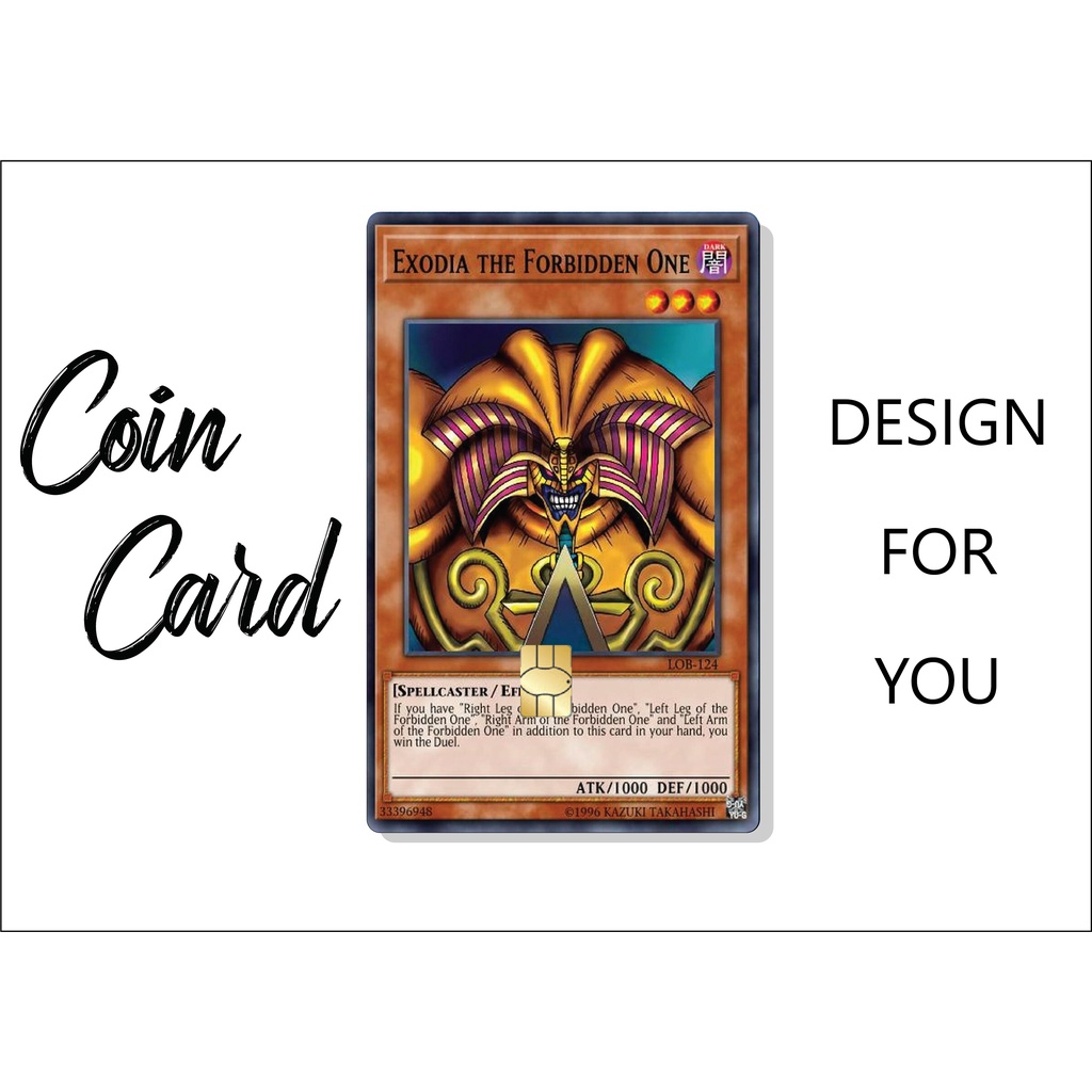 Lá bài Magic Yu-Gi-Oh! (Decal dán Thẻ ATM, debit, thẻ từ, thẻ chung cư ) | Dán thẻ ATM COINCARD