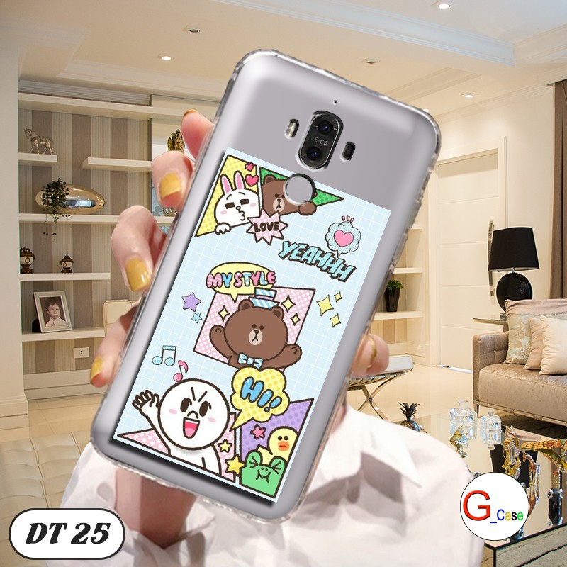 Ốp lưng Huawei Mate 9 dẻo trong in hình