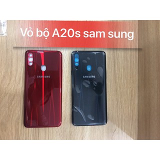 vỏ bộ samsung A20s /kèm kính camera/khay sim